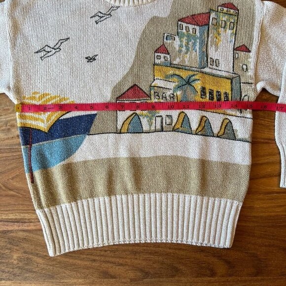 Vintage Toddler Sweater With Scenic Design - Picture 5 of 9